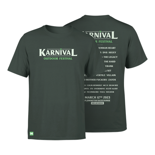 KARNiVAL 2023 T Shirt x Dark Green
