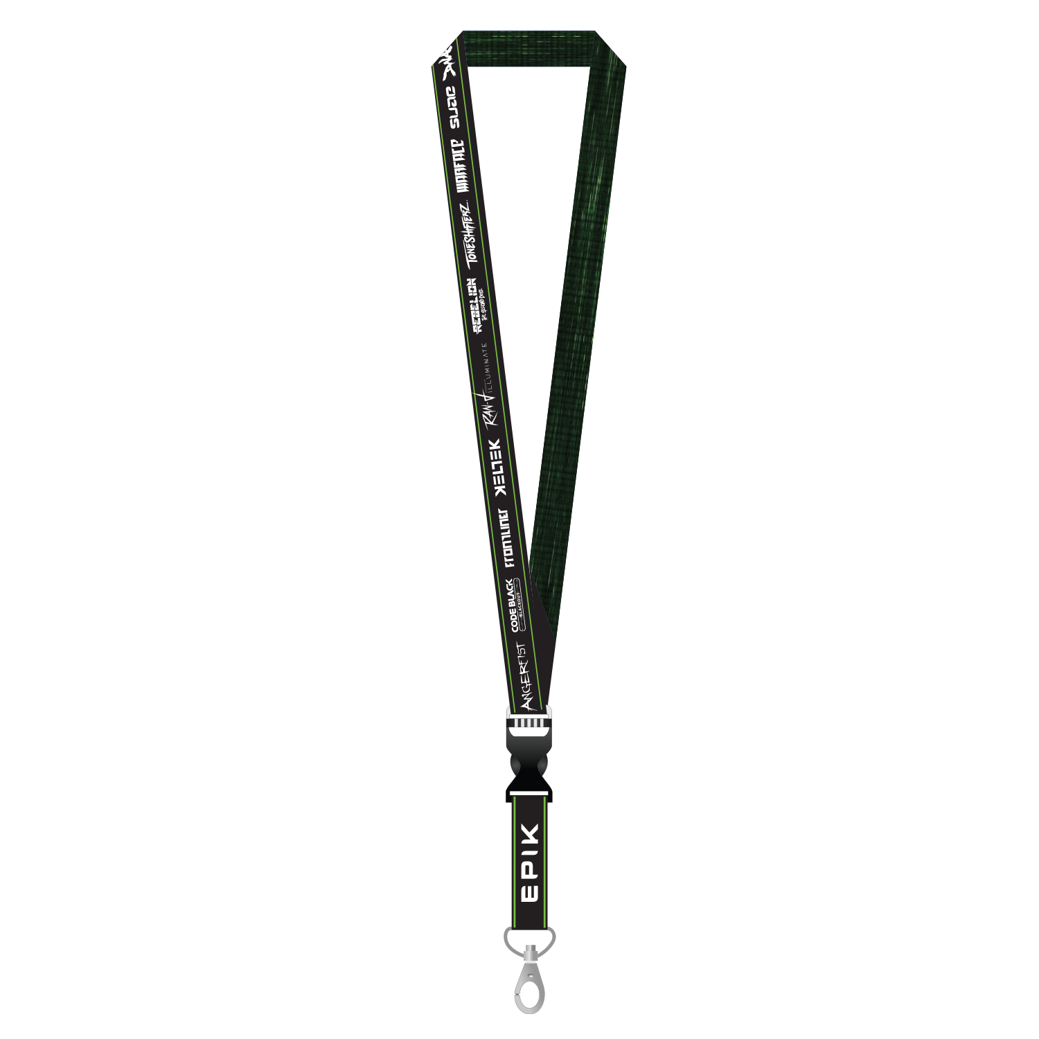 EPIK 2023 Lanyard x Black Green – WE ARE HSU