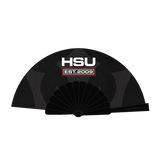 HSU Large Hand Fan - Est 2009 Black