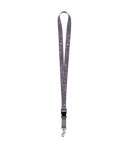 Knockout Outdoor 2024 Lanyard x Purple