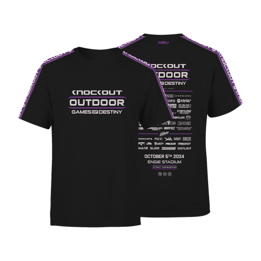 Knockout Outdoor 2024 T-Shirt x Black