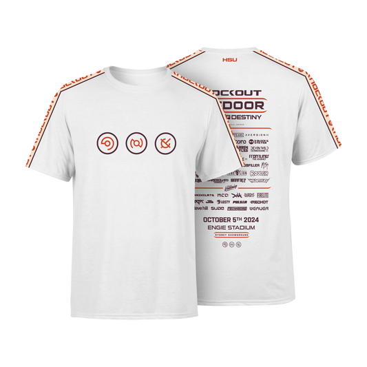 Knockout Outdoor 2024 T-Shirt Symbol White & Orange