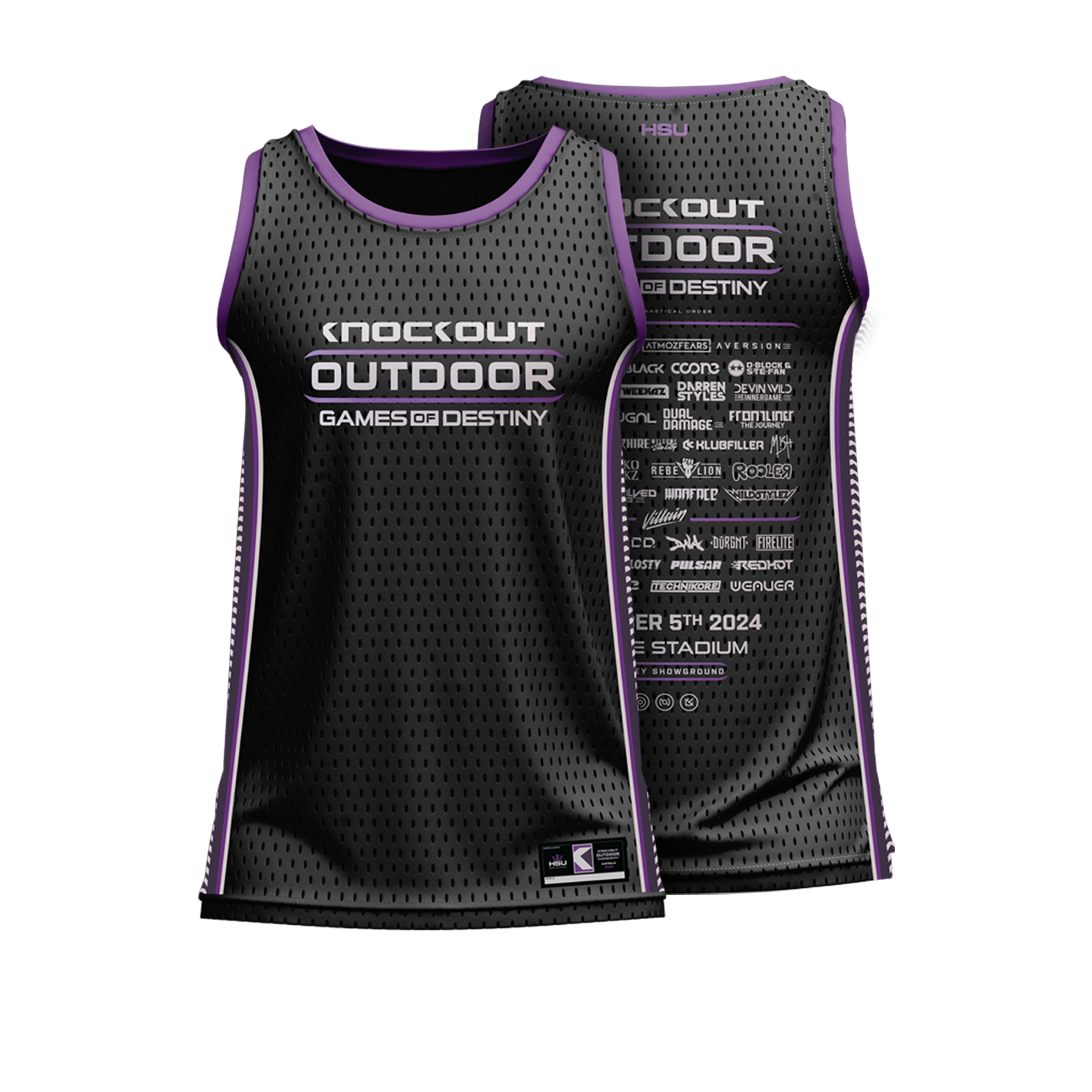 Knockout Outdoor 2024 Basketball Jersey Set