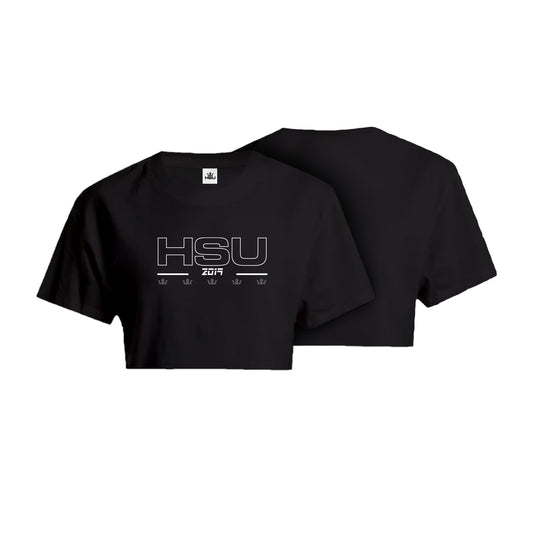 HSU 2019 Crop Tee x Black