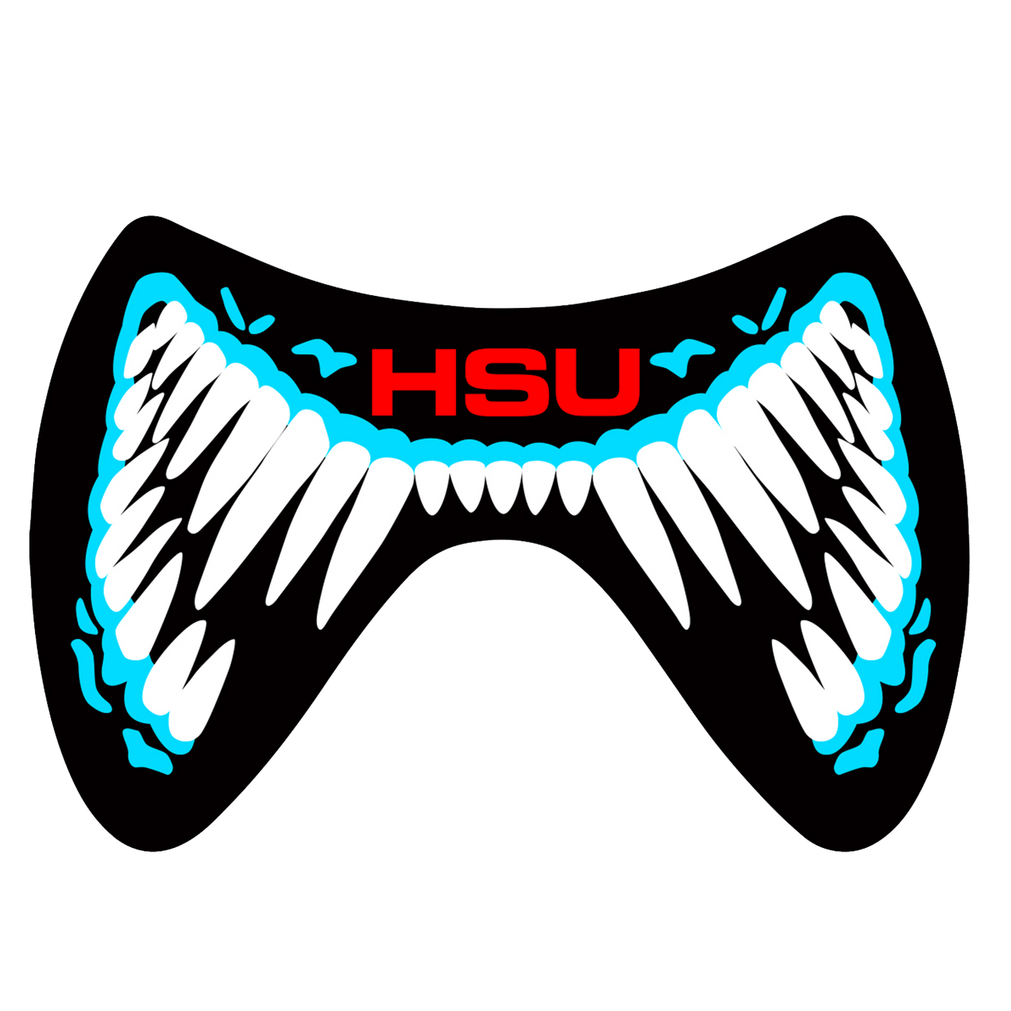 HSU Equaliser Mask x Demon Blue & White