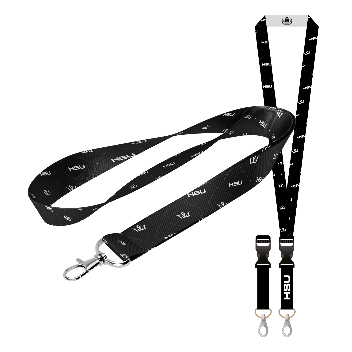 Hsu Crown Lanyard X Black – We Are Hsu