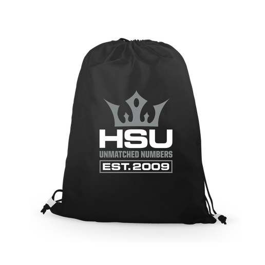 HSU Drawstring Bag x Black