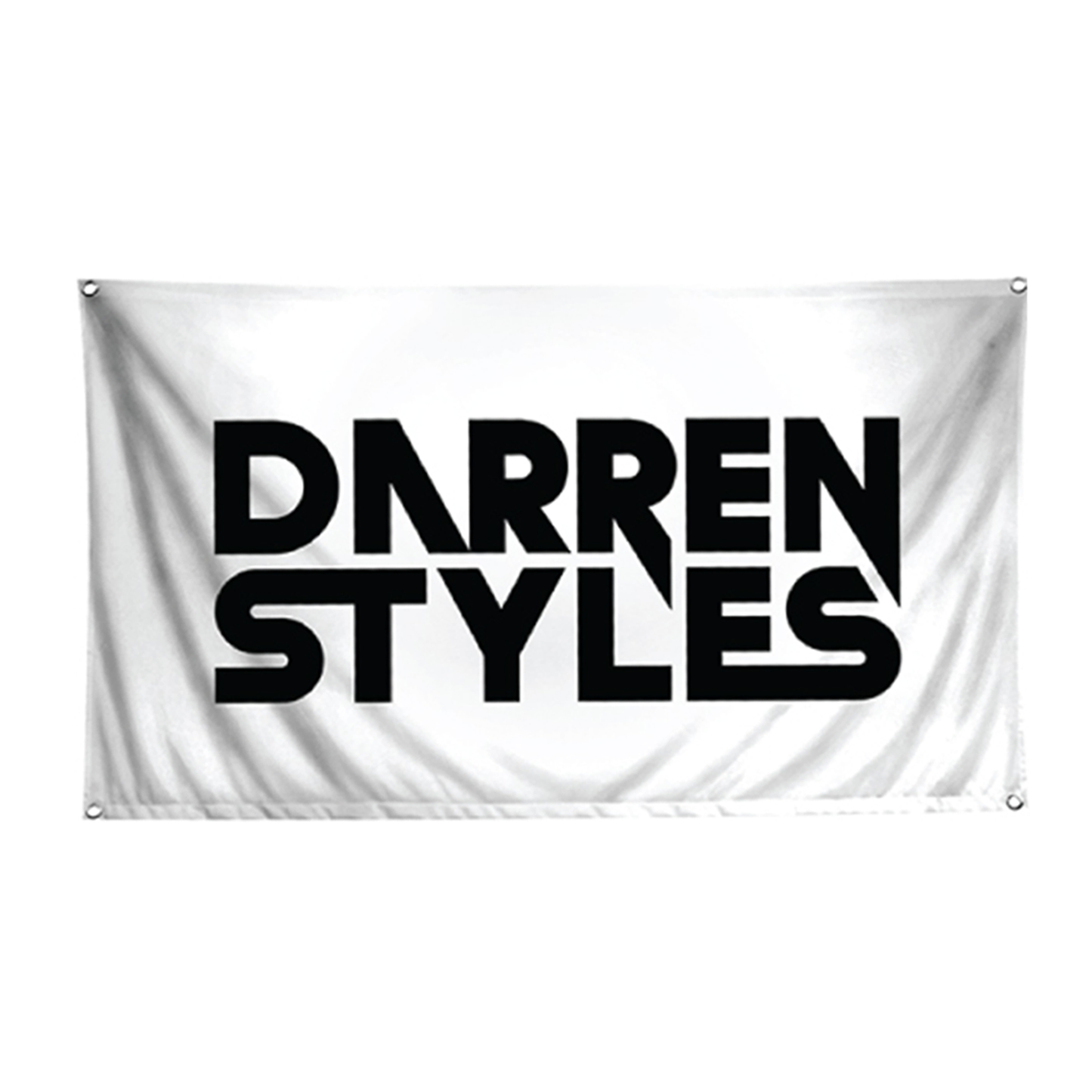Darren Styles Flag x Logo Print White
