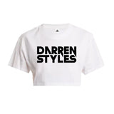 Darren Styles Cropped Tee - White