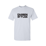 DARREN STYLES LOGO PRINT T-SHIRT - WHITE